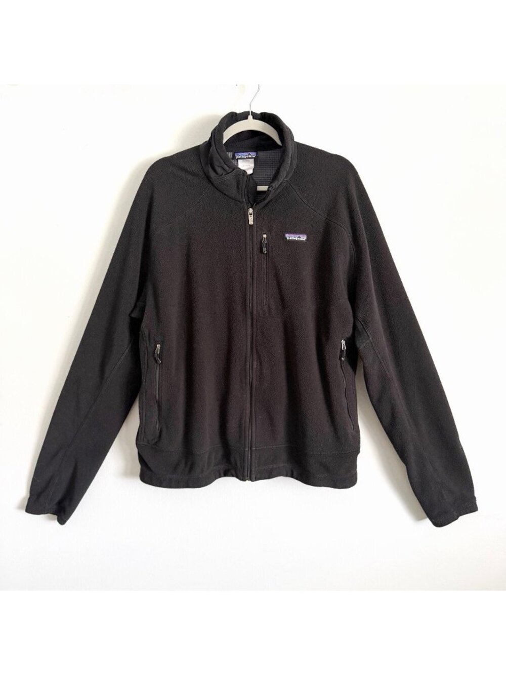 Patagonia Black R4 Regulator Fleece Jacket Long Sleeve Full Zip Men’s Size XL